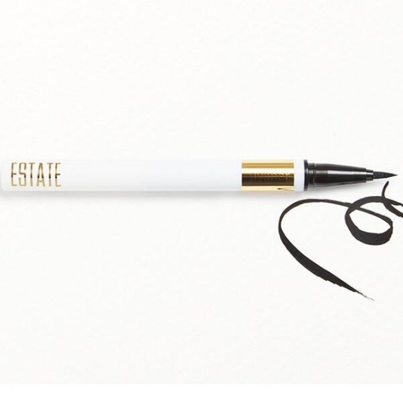 ⚫️ ESTATE COSMETICS Precision Felt Tip Liquid Liner Black Full-Size New - Picture 1 of 3